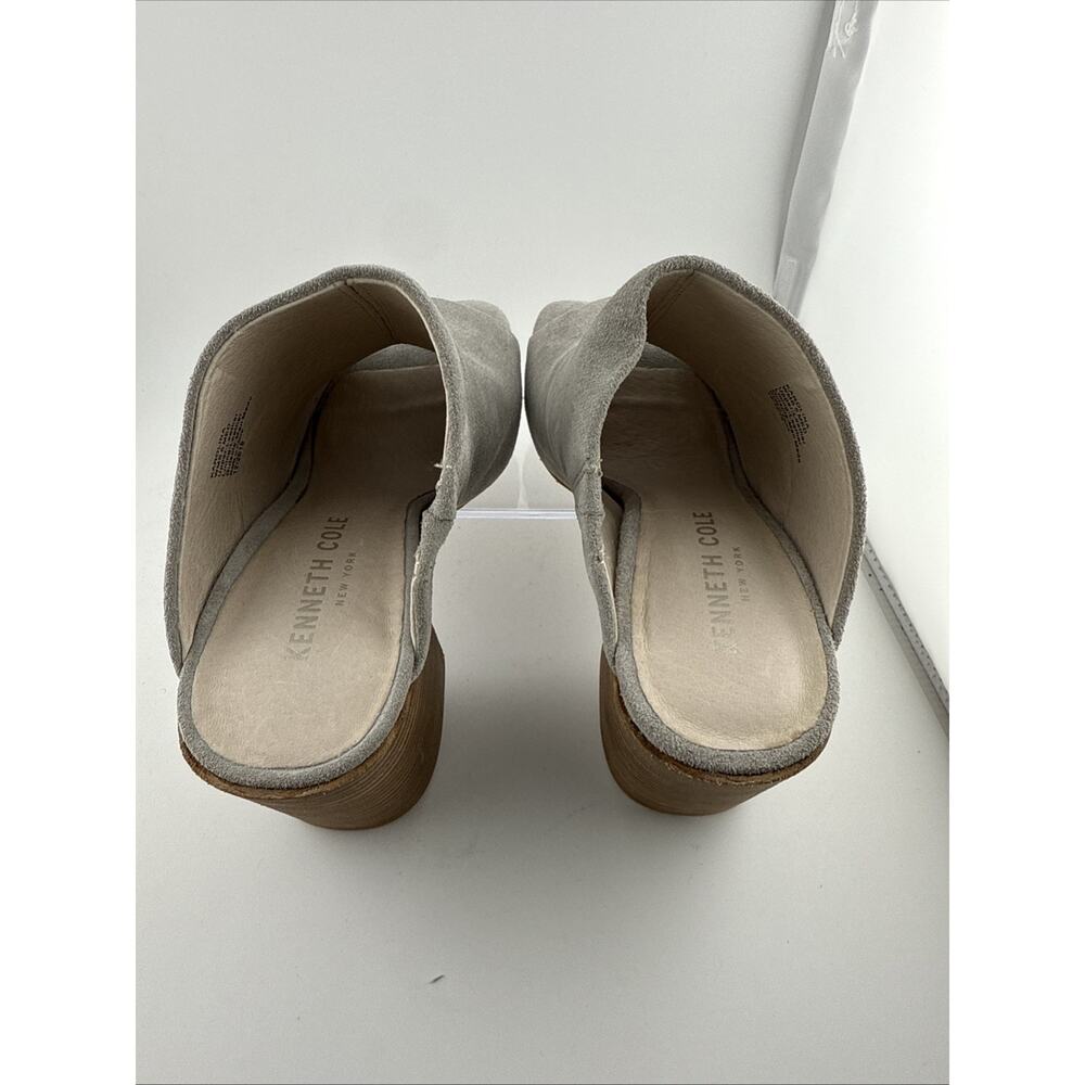 Kenneth Cole Karolina Mule Shoes Womens Light Gray Suede Open Toe Size 5 NWB - Picture 5 of 11